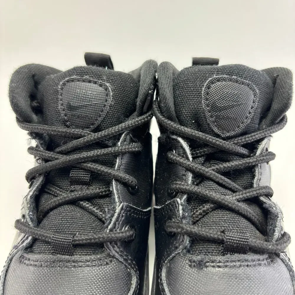 NIKE “Manoa” Black Leather Toddler Boots Size 5C